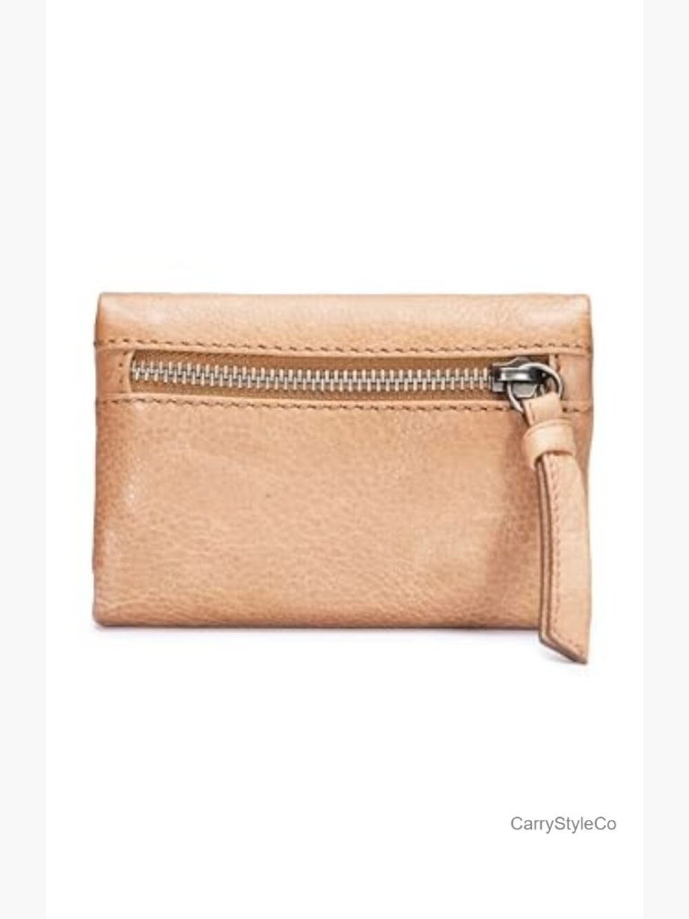 Genuine Leather Bi-Fold Wallet with ID Window, 5 Card Slots - Picture 4 of 7